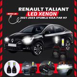 Renault Taliant 2021-2023 Kısa Far Uyumlu Şimşek Etkili Led Xenon Light Series H7
