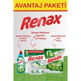 Renax Avantaj Paketi Bulaşık Makinesi Kapsülü 33'lü + Bulaşık Makinesi Tuzu 1500 G + Bulaşık Makinesi Parlatıcısı 400 ml