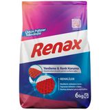 Renax Çamaşır Makinesi Deterjanı Renkliler 6kg - 6 kg