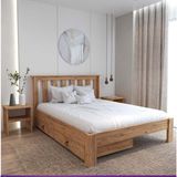 Renazzo Atlantik 2 Çekmece Shark New Karyola - Beyaz - Antrasit - 180X200