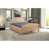Renazzo Milano Dört Çekmeceli Vernikli 150x200 cm Karyola