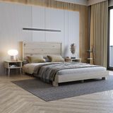 Renazzo Mobilya Alaz Model Vernikli Çam Ahşap Yatay 150x200 cm Karyola