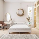 Renazzo Mobilya Damla Model 90x190 cm Beyaz Renk Çam Ahşap Karyola