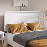 Renazzo Mobilya Ebruli Model Beyaz Renk Çam Ahşap Karyola Ve İki Komodin Set ( Dikey ) 120x200 cm