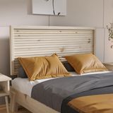 Renazzo Mobilya Ebruli Model Doğal Çam Ahşap Karyola Ve İki Komodin Set ( Yatay ) 120x200 cm