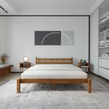 Renazzo Mobilya Letto Model 120x200 cm Ceviz Renk Çam Ahşap Karyola