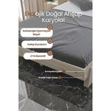 Renazzo Mobilya Lotus New Modern Ahşap Karyola - Bohem ve Modern Tasarım Sarsılmaz Masif Ahaşp Karyola - 90 x 190 cm