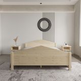 Renazzo Mobilya Milano Model 120x200 cm Vernikli Çam Ahşap Karyola