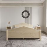 Renazzo Mobilya Milano Model 150x200 cm Vernikli Çam Ahşap Karyola