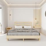 Renazzo Mobilya Natura New Model 120x200 cm Vernikli Çam Ahşap Karyola