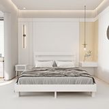 Renazzo Mobilya Natura New Model 180x200 cm Beyaz Renk Çam Ahşap Karyola