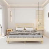 Renazzo Mobilya Natura New Model 90x200 cm Vernikli Çam Ahşap Karyola