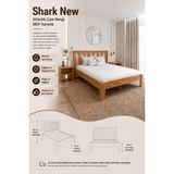 Renazzo Mobilya Shark New Çift Kişilik MDF Karyola ve 2 Komodinli Set - Atlantik Renk - 120 x 200 cm - Lacivert