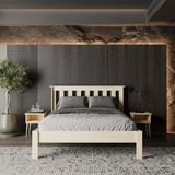 Renazzo Mobilya Shark New Masif Ahşap Karyola - Vernikli - 150 x 200 cm