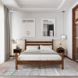 Renazzo Mobilya Urban Model 120x200 cm Ceviz Çam Ahşap Karyola