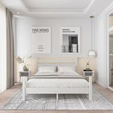 Renazzo Mobilya Urban Model 180x200 cm Beyaz Çam Ahşap Karyola