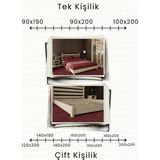 Renazzo Mobilya Urban Model Masif Ahşap Karyola - Vernikli - 100 x 200 cm