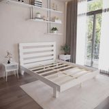 Renazzo Mobilya Urban New Model 180x200 cm Beyaz Çam Ahşap Karyola