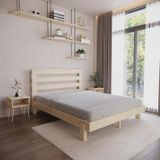 Renazzo Mobilya Urban New Model 90x190 cm Doğal Çam Ahşap Karyola