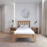 Renazzo Shark New Atlantik Mdf Karyola | Kolay Kurulum - 100x200 - Atlantik Çam