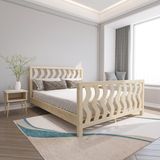 Renazzo Siena Model Doğal Çam Ahşap Karyola - 140 x 190 cm