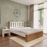 Renazzo Stark Atlantik Kolay Kurulum Karyola - Beyaz - Antrasit - 100x200