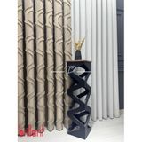 rendecioğlutekstil Fon Perde Brillant Marka Tanjant Püsküllü Fon Pufy Nilda Antrsit 70 x 260 Bej