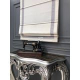 rendecioğlutekstil Katlamalı Keten Baskılı Perde Versa Desen 150 x 270 Açık Gri