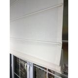 Rendecioğlutekstil Keten Fon Katlamalı Perde 1. Kalite Natural Keten/krem Renk 120 x 270 Krem - Çok Renkli - 1 x 100 cm