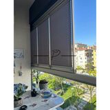 Rendecioğlutekstil Plise Perde Cam Balkon Akordiyon Perde Sistemleri 11 Renk Seçeneği 100 x 120 G - Çok Renkli - 1 x 100 cm