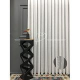 rendecioğlutekstil Tül Perde Foldet Keten Sık Kumaş Dokuma Etek Kurşunlu(Normal Pile Sıklığı) ekru 350 x 270