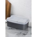 Rendeli Saklama Kabı - Masal Plastik Saklama Kabı - 4500 Ml, Gri