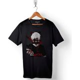 Render Kaneki Tokyo Ghoul Baskılı Eşofman Unisex Tişört - Siyah