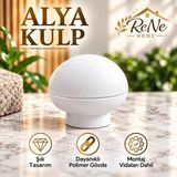 Rene Home Lüks Alya Kulp (Beyaz) Mobilya Çekmece Dolap Yatak Odası Şifonyer Genç ve Çocuk Odası Kulpu