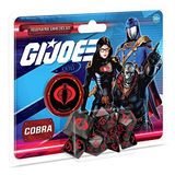 Renegade Game Studios GI Joe Rol Yapma Oyunu: Kobra Zar Seti - 8 Parça (7 Zar, 1 d2 Madeni Para), Renegade, RPG Aksesuarı