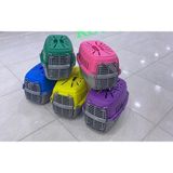 Renetic Kedi Köpek Evcil Hayvan Taşıma Çantası Geri Dönüşüm Plastik Çok Renkli Tasarım ile 33x30x47 cm