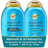 Renewing Argan Oil Of Morocco Sulfate Free Shampoo And Conditioner Set, Repairing For Dry, Damaged H