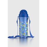 Renga Migo Ayıcık Desenli 300 ml Askılı Pipetli Pp Bebek Suluk 912013 Mavi