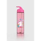 Renga Moly Desenli 630 ml Pipetli Tritan Çocuk Matara 912172 Pembe