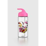 Renga Moly Kral Şakir Desenli 500 ml Pipetli Tritan Çocuk Matara 222055 Pembe - 1