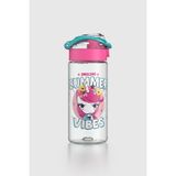 Renga Saga Desenli 500 ml Tritan Çocuk Matara 912014 Pembe-Turkuaz