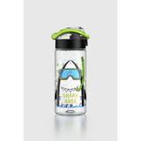 Renga Saga Shark Desenli 500 ml Tritan Çocuk Matara 912014 Siyah-Yeşil
