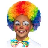 Rengarenk Kıvırcık Afro Peruk Bonus Saç 120 gr - Lisinya - 001-Renkli