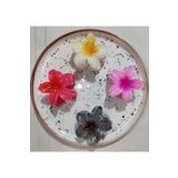 Rengarenk Lotus Çiçeği Mandal Toka 4'lü 8 CM
