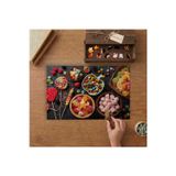 Rengarenk Nostaljik Bayram Şekerleri Tasarımı 240 Parça Ahşap Puzzle Ahşap Kutuda MP03681