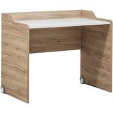 Rengarenk Nova Summer Tekerlekli Çalışma Masası K1 - 125 x 55 x 74 cm - Beyaz