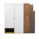 Rengarenk Slim 4 Kapılı Gardrop K1