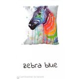 Rengarenk Zebra Blue Kirlent
