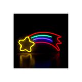 rengarenkshop Kuyruklu Yıldız Neon Led Gece Lambası