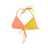 Renk Bloklu Bikini Üst